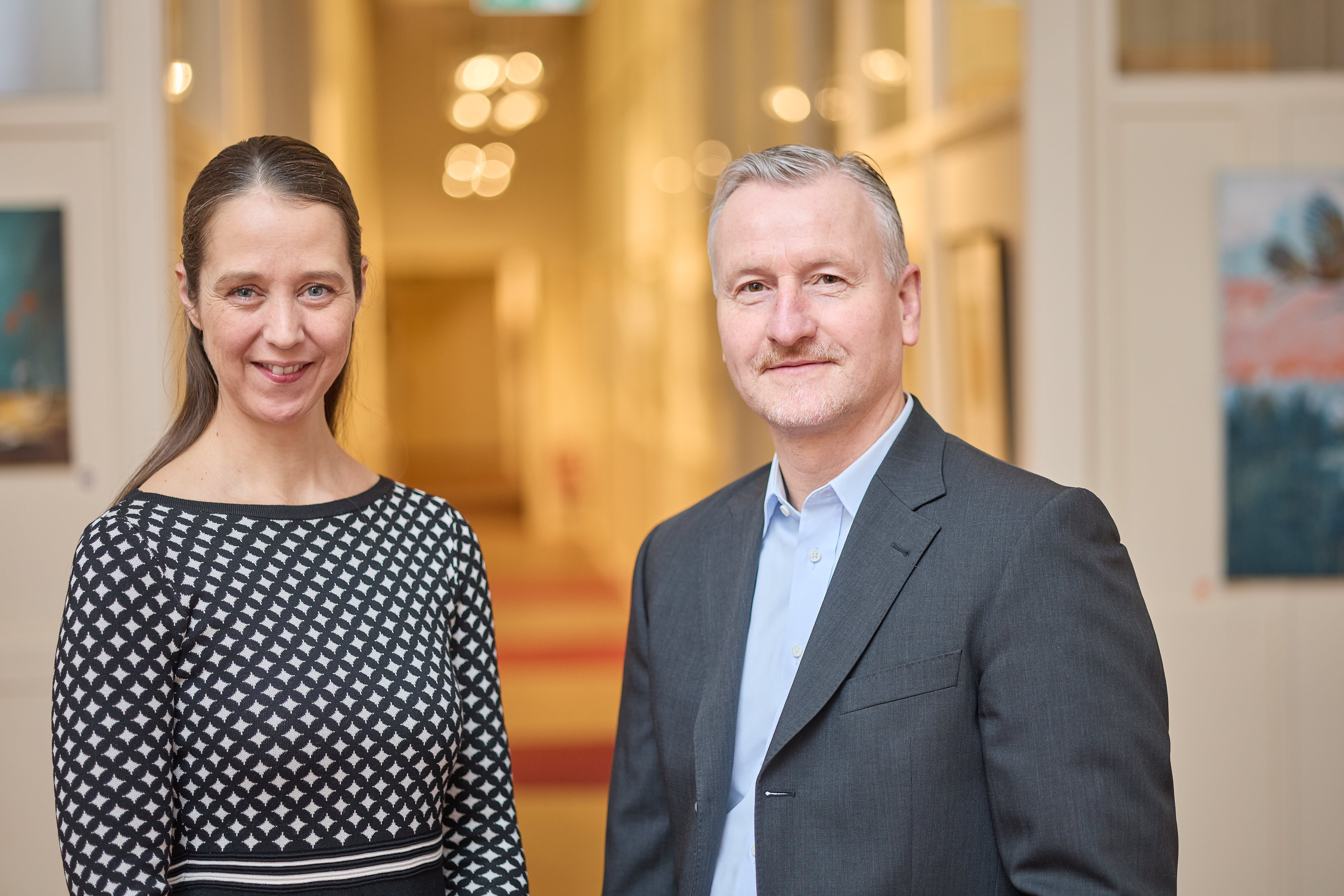 Jana Desirée Wunderlich und Ralf Kielmann - Vorstände Hannoversche Kassen