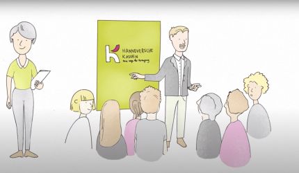 Menschen im Video Erklaerfilm Betriebliche Altersversorgung