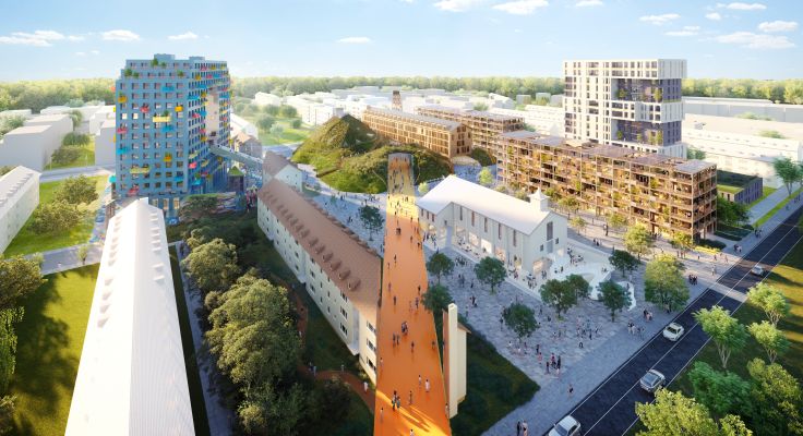 Ansicht GBG Franklin Stadtteilzentrum „Grüne Mitte