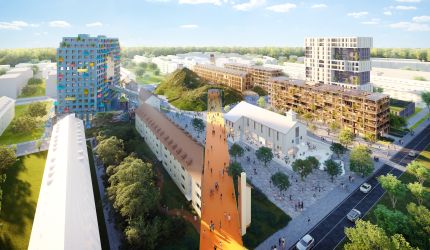 Ansicht GBG Franklin Stadtteilzentrum „Grüne Mitte