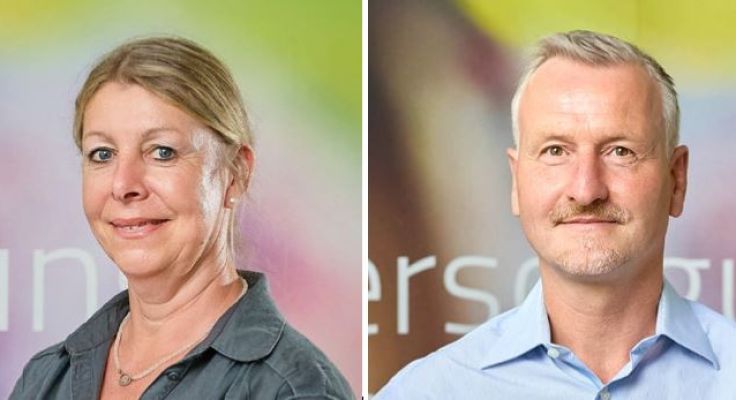 Portraitfoto v.l.n.r. Britta Buchholz und Ralf Kielmann