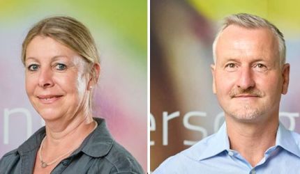 Portraitfoto v.l.n.r. Britta Buchholz und Ralf Kielmann